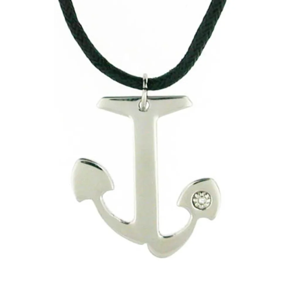 2 FOR $52! Men's Ancora Stainless Steel Pendant / Necklace - Picture 1 of 4